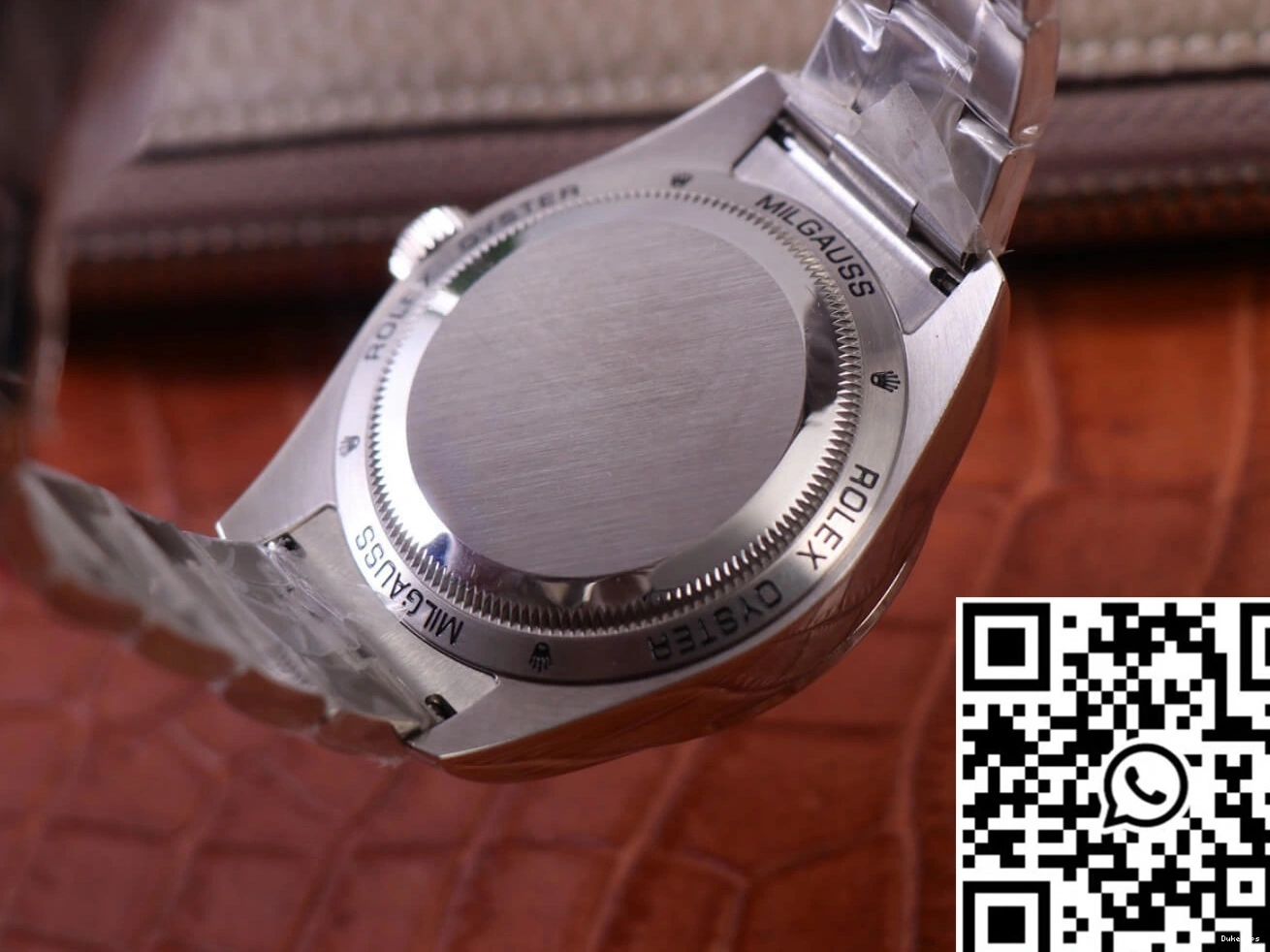 116400 Label Base Replica Noir Silver JB Milgauss LNT01HS-001 Design Factory watch case Rolex 0819